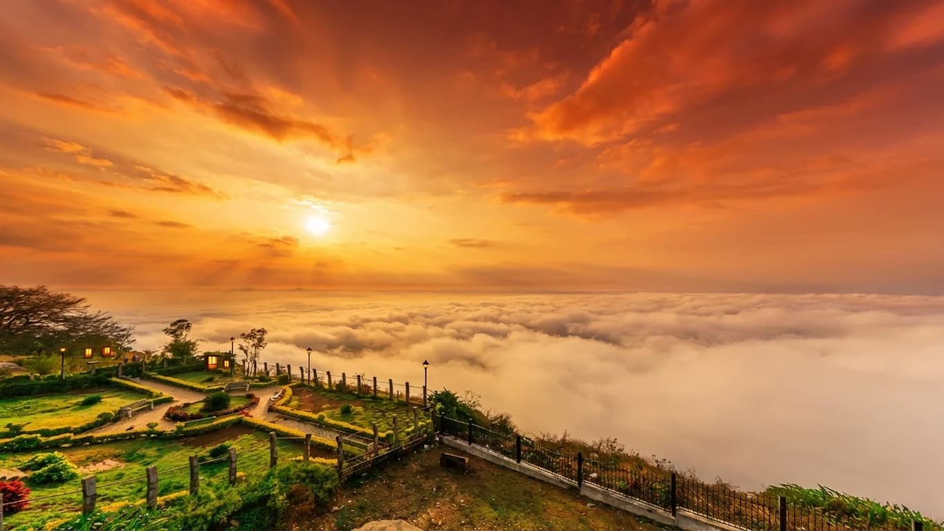 Nandi Hills Aerial View
